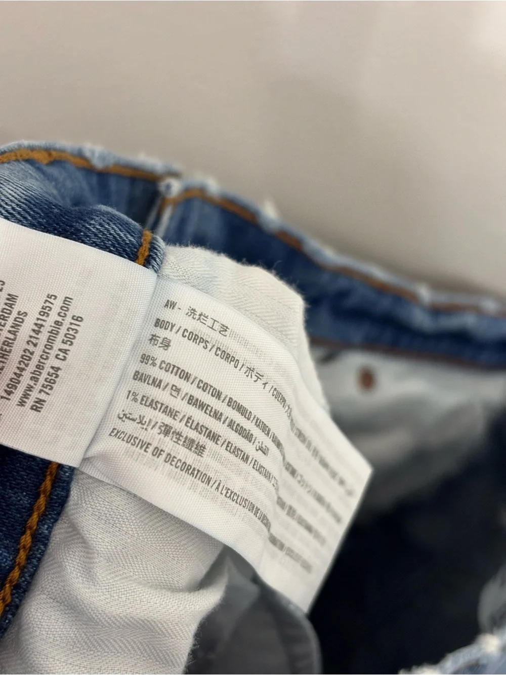 Abercrombie Women’s High Rise 9” Denim Cutoff Shorts - Size 32/14